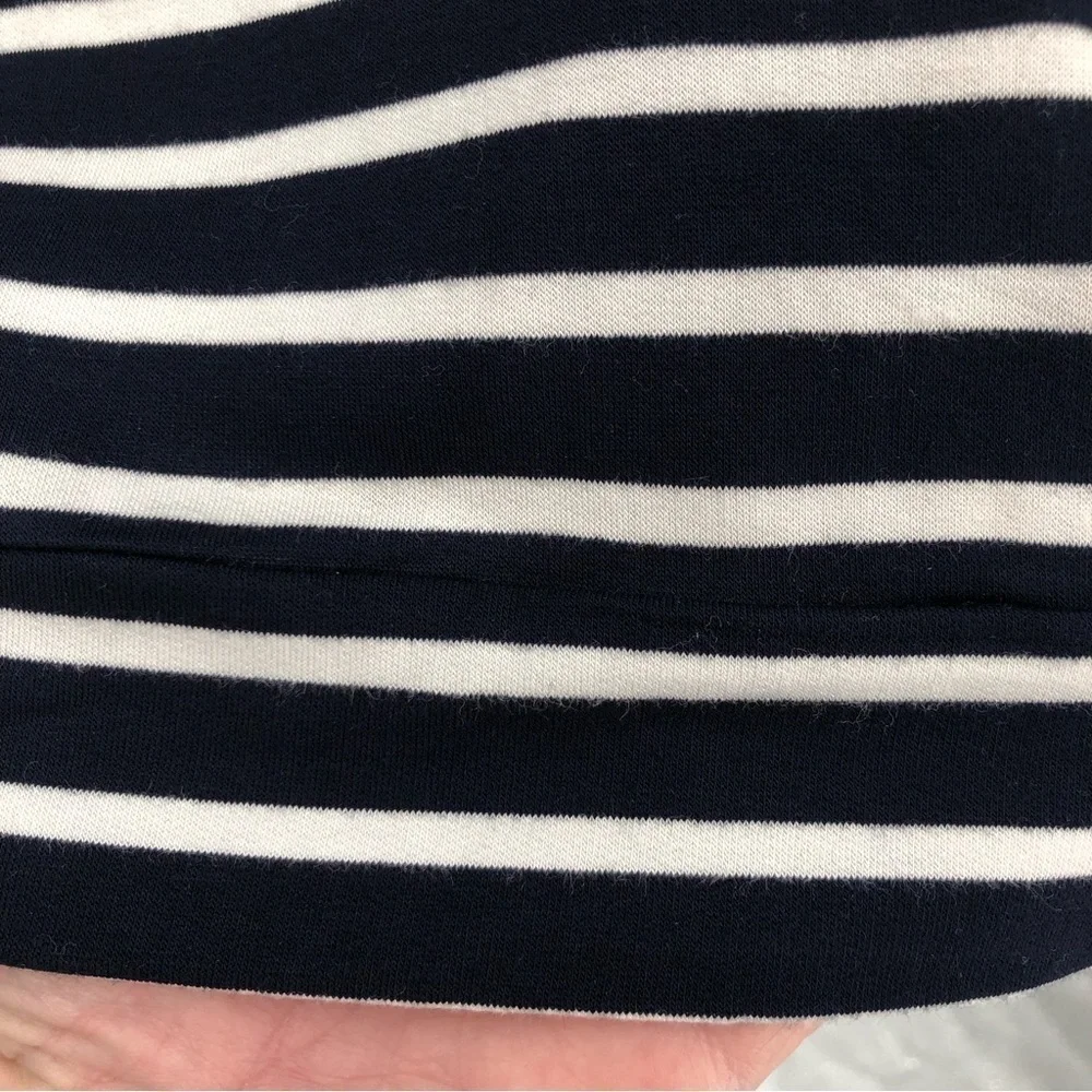GAP Women’s NWT Navy/White Knee Length Dress With Opening in Back Size Small